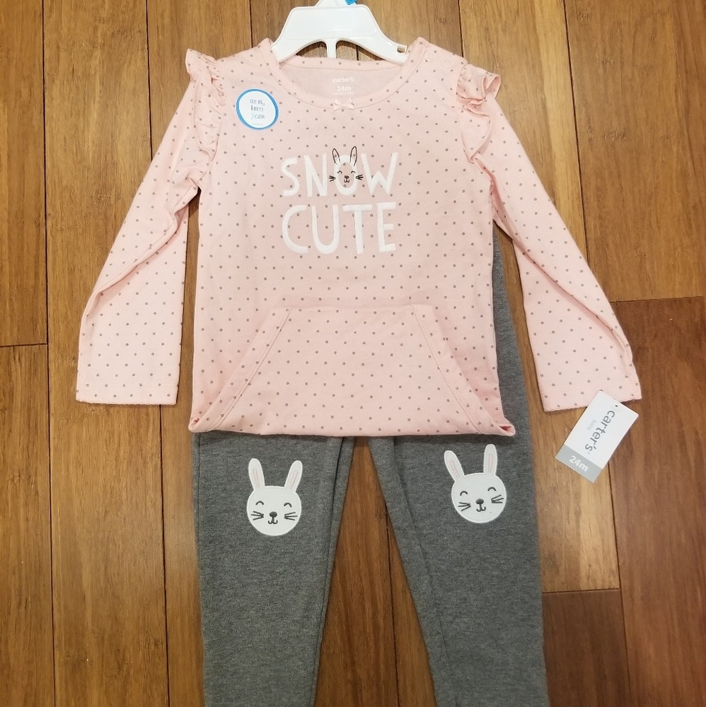 NWT Carters Snow Cute Winter Outfit